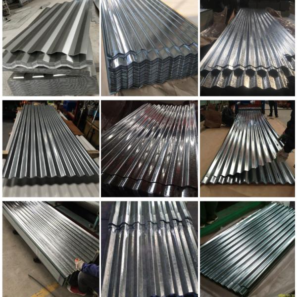 6-12m черный цвет покрыл гальванизированные листы толя металла гофрируют плитки стального листа