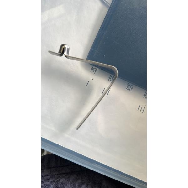 Manufacturers directly supply positioning V-type spring tube plate positioning V-type shrapnel tube hardware processing