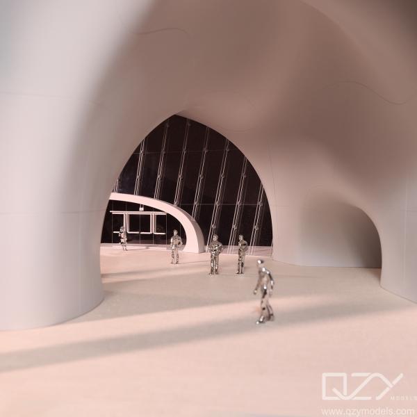 1/50 Монохромная архитектурная модель MAD Lucas Museum Custom