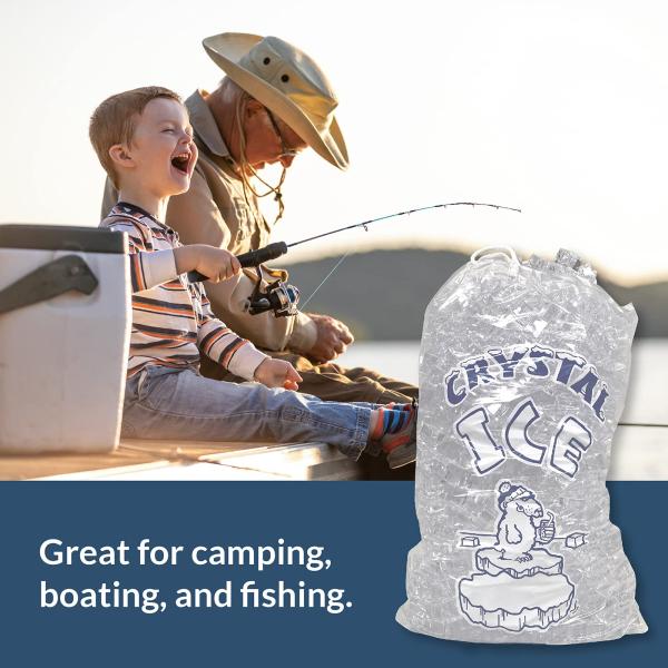 Пластиковый морозильный кубик Пластиковый пакет на заказ Прочный многоразовый товарный пакет 10 фунтов