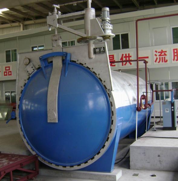 High Temperature Chemical Industrial Laminated Glass Autoclave Safety , Φ2m