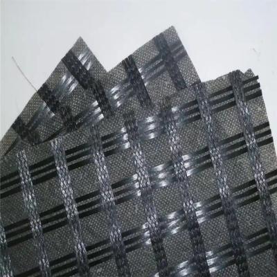 Asphalt Coated Fiberglass Composite Geogrid Geotex Geomat Geogrid Composite