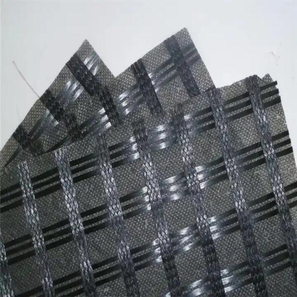 Asphalt Coated Fiberglass Composite Geogrid Geotex Geomat Geogrid Composite
