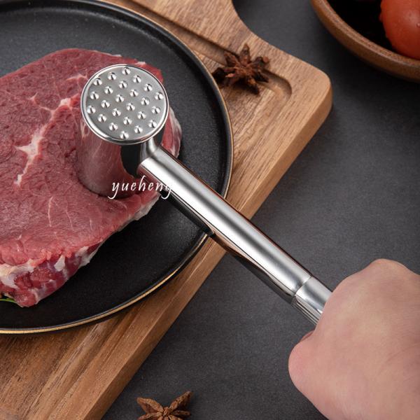 Stainless steel Meat Hammer Tenderizer Mallet Stainless  steel Meat & Poultry Tools Meat Tenderizer for knock the Beef S