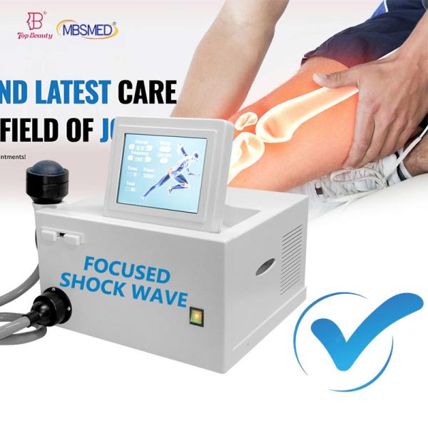 Regenerador de tejidos profundos de onda de choque focalizada 120 mm Vet ESWT Máquina de terapia física de onda de choque focalizada para la reparación de tendones