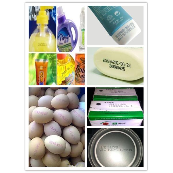 Label / Expiry Date Printing Machine , Continuous Inkjet Printer For Batch Coding