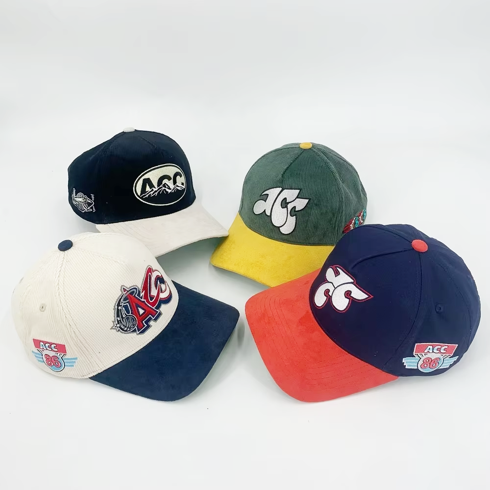 Custom Baseball Cap Logo 3D Puff Embroidery 5 Panels Outdoor Sports Golf