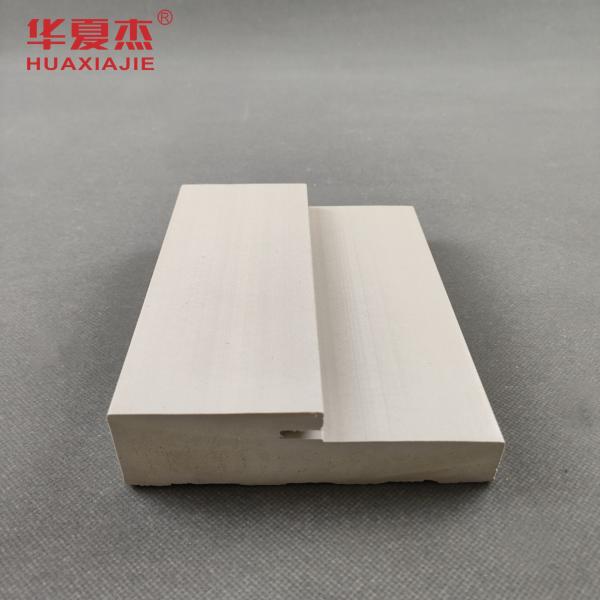 Wood Grain Wpc Brick Mold Wpc Door Frame Wpc Foam Moulding Indoor Decoration