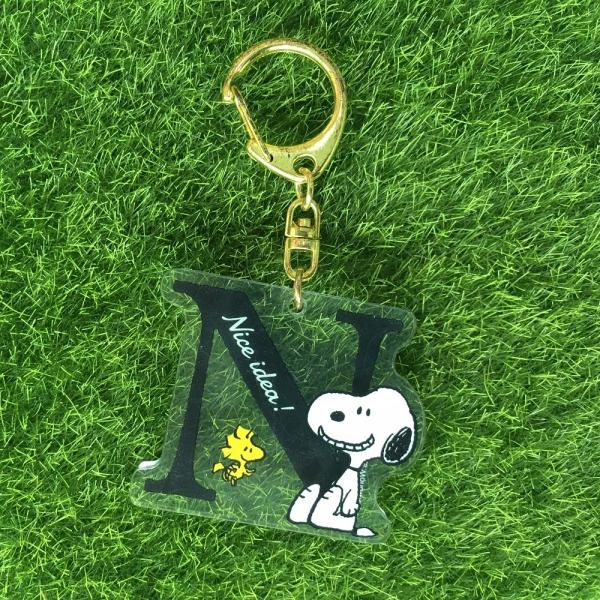 OEM ODM Anime Acrylic Keychain Die Cut With Glitter Hologram