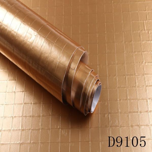 High Glossy Surface Metallic Silver Self Adhesive Film for Office and Furniture