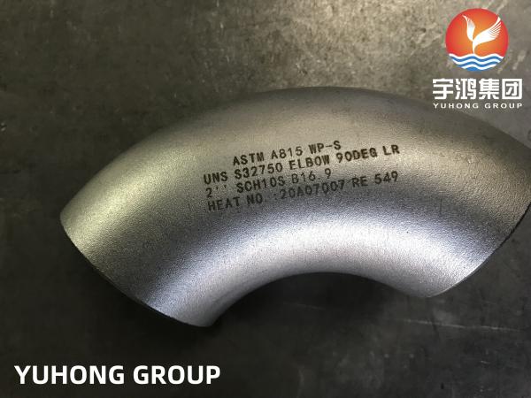 ASTM A815 WP31803/ WPS32750 / WPS32760 DUPLEX STEEL BUTT WELD FITTING ASTM A403 FITTING , ASME B16.9