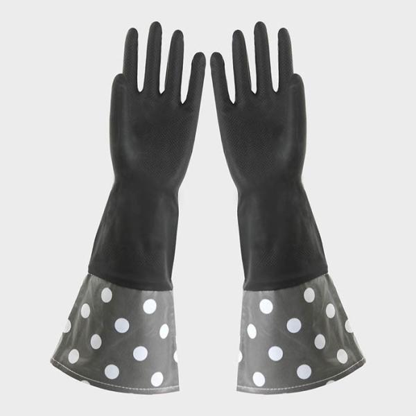 Перчатки практически и красивого дополнительного длинного рукава резиновые с дизайном Уник