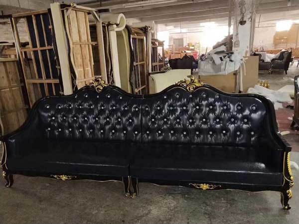 Диско угла Лаунж-бара софы клуба рамки FRP софа будочки кожаного классического длинная