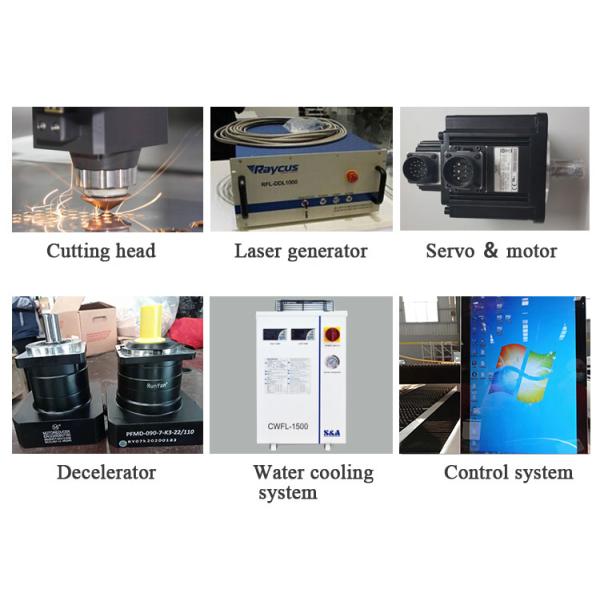 Большой периферийный автомат для резки 6000W лазера волокна наивысшей мощности