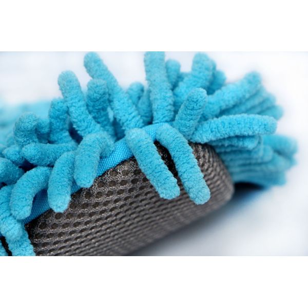 Chenille Sandwich Mesh Car Wash Mitts Dual Sided Car Detailing Gloves