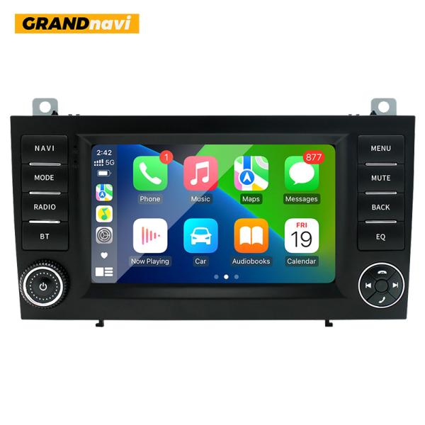 Grandnavi 7 pulgadas Android 11 Radio de coche Carplay inalámbrico para Mercedes Benz SLK Clase 2004-2010
