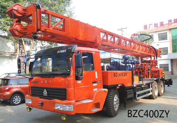 BZCLY400CCA Portable truck mounted water well drilling rig