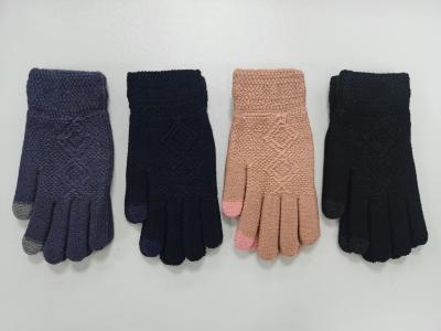 Luvas de tricô aquecidas de logotipo personalizado 1 par de luvas de aumento de calor