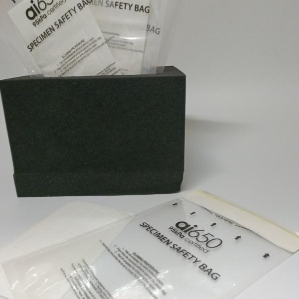 LDPE Pathology Transport Biohazard Specimen Bag With Pouch