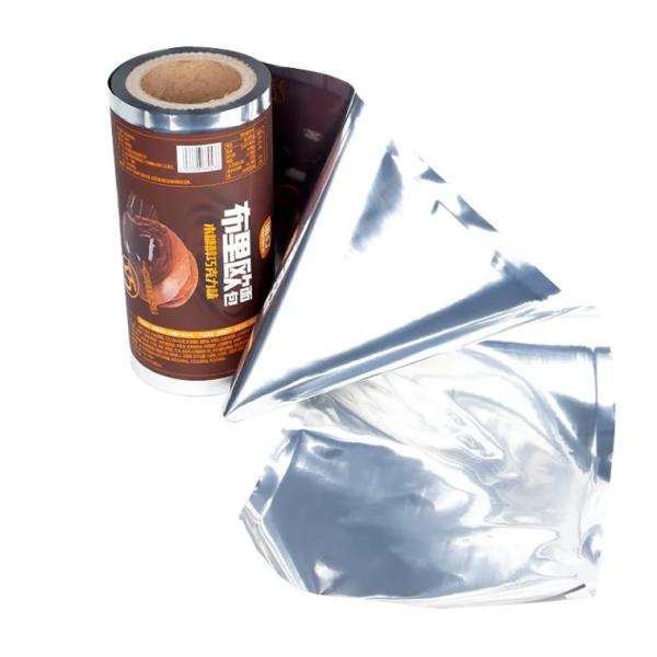 Custom Logo High Barrier Film Bopp/Cpp Roll Snack Biscuit Chips Packaging Film Bread Potato Chip Chocolate Bar Packing Film Roll
