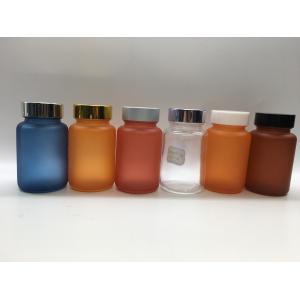 Просвечивающая бутылка капсулы матированного стекла гальванизирует MSDS для лекарств