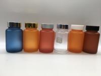 La bouteille en verre givrée translucide de capsule plaquent MSDS pour des drogues