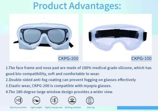 Silicone medical protective goggles Silicone Safety Eyewear Protective Medical Safety Glasses Safety Glasses Goggles
