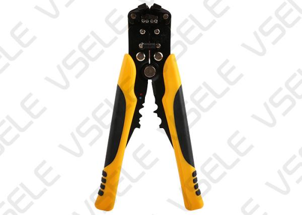 Automotive Wire Terminal Crimping Tool / Yellow Portable Wire Stripper