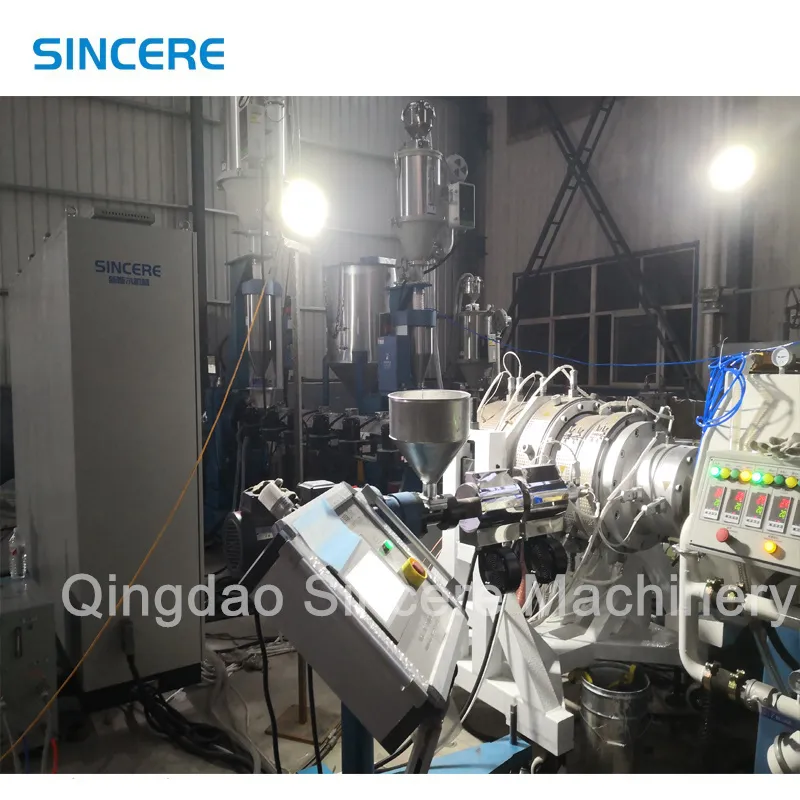 50mm-160mm PPR Pipe Extrusion Machine HDPE Water Pipe Extrusion Line
