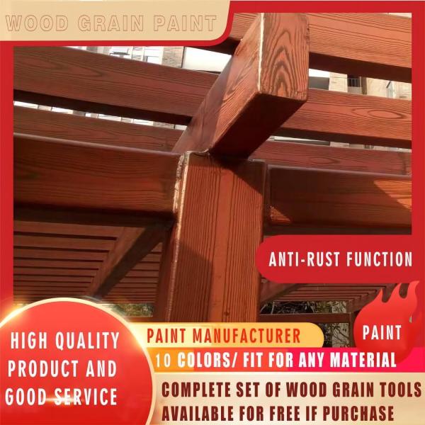 Wood Grain Effect Sublimation Powder Coating for Metal Door and Window Furniture Paint Usage