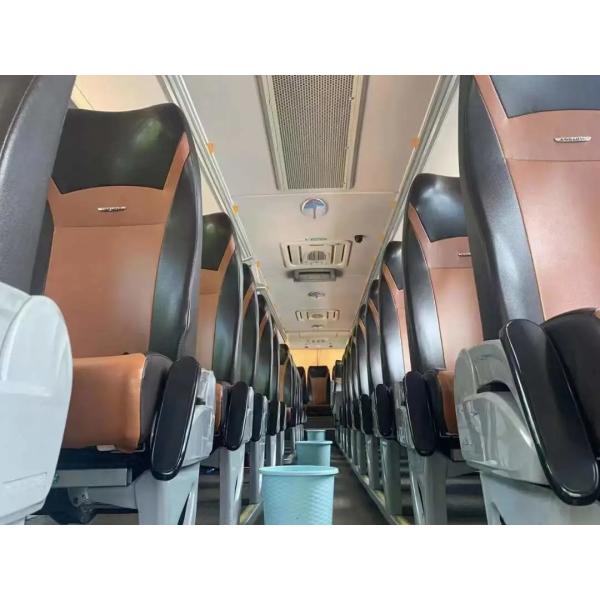 Second Hand Bus Big Luggage Compartment Rare Engine 375hp 56 Seats A/C Used Kinglong Bus XMQ6135 LHD/RHD