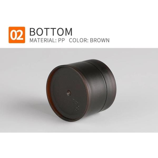 Empty Plastic Cosmetic Jars / Amber Cosmetic Jars 3g Capacity Custom Accept