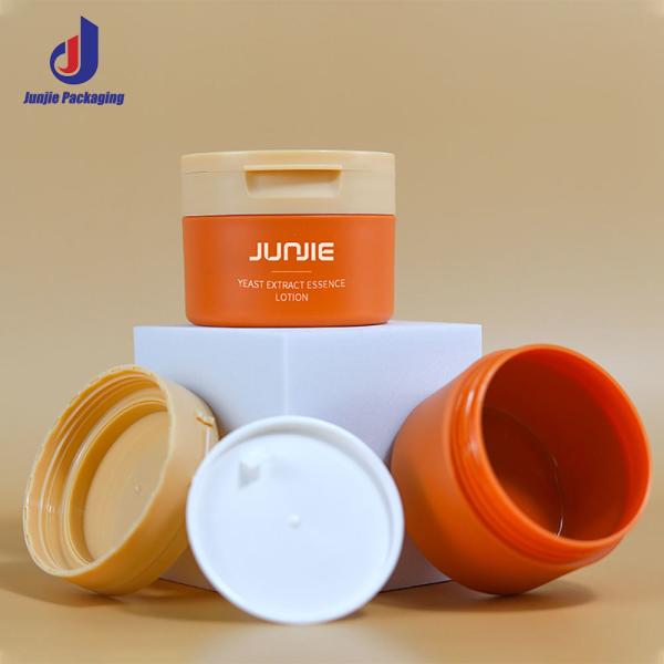 100G Bouteille en plastique à bouchon en plastique à bouchon en plastique Bouteille de crème Bouteille cosmétique