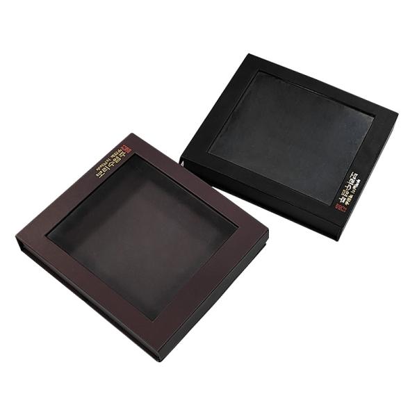 Boîte de rangement magnétique personnalisée Boîte cadeau noire Boîte cadeau papier vêtements Boîte magnétique