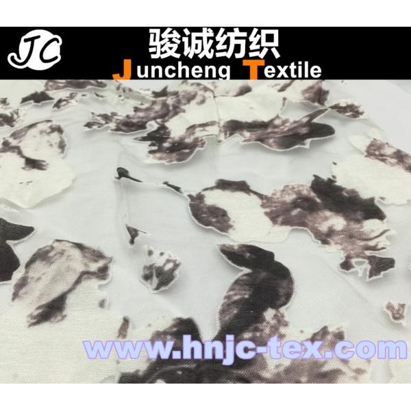 China textile nylon fabric polyester blend fabric flower fabric curtain fabric decoration