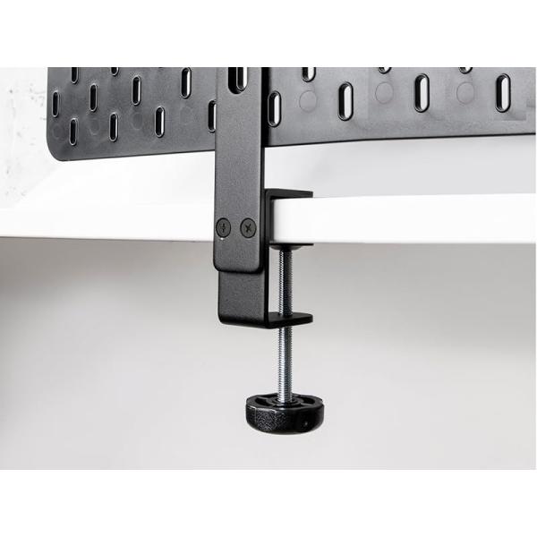 Metal Pegboard Organizer for Standing Desk Accessories Privacy Panel Work Desk Storage