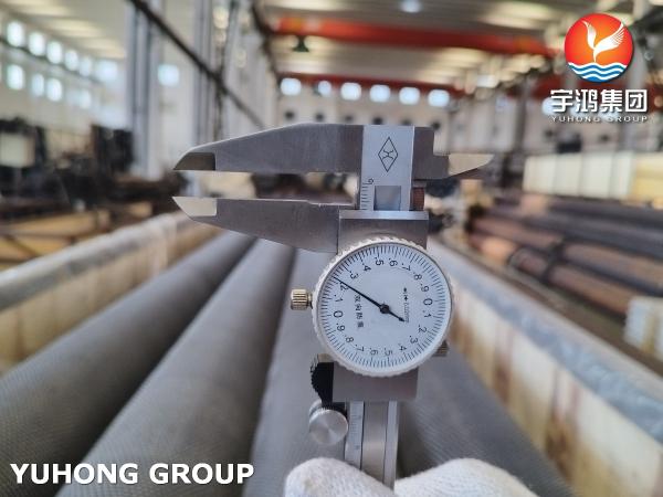 HF Welding Solid Fin Tubes ASTM A312 TP304H For Waste Heat Recovery Units