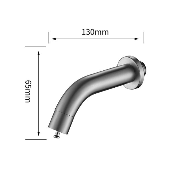 Durable SUS304 Basin Bathroom Wall Mounted Shower Arm Faucet Spout Tap