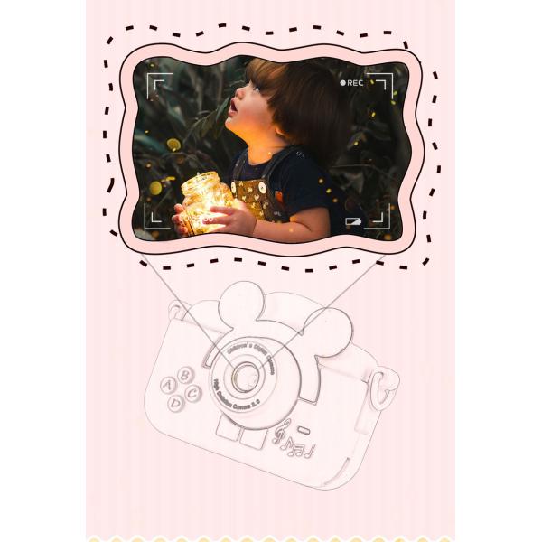 Playing Camera for Age 3-12 32GB SD Card 1080P Video Recorder 2 Inch IPS Screen