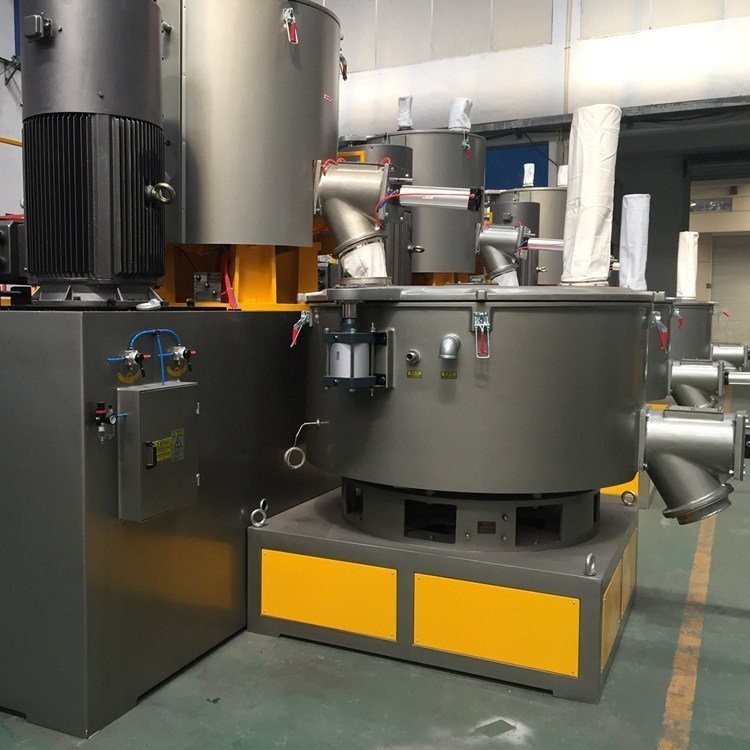 Heavy Duty Vertical High Speed Mixers Industrial 500L Capacity For PVC Compound Production