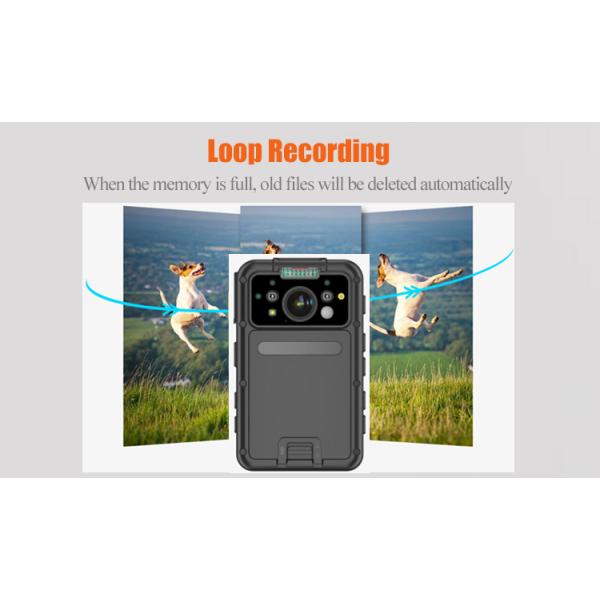 Portable Bluetooth Law Enforcement Body Camera 12MP With GPS WIFI