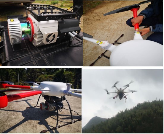 High Accuracy 15mm@150m UAV LiDAR Sensor System ARS-1000L For Topographic Mapping