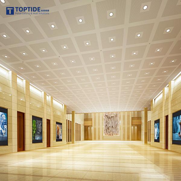 Fireproof Grade A Aluminium Ceiling board Structure 2.0mm Thickness