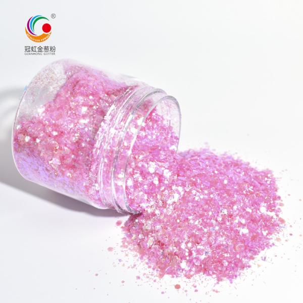 Chunky Iridescence Rainbow Loose Cosmetic Glitter Star Heart Shaped