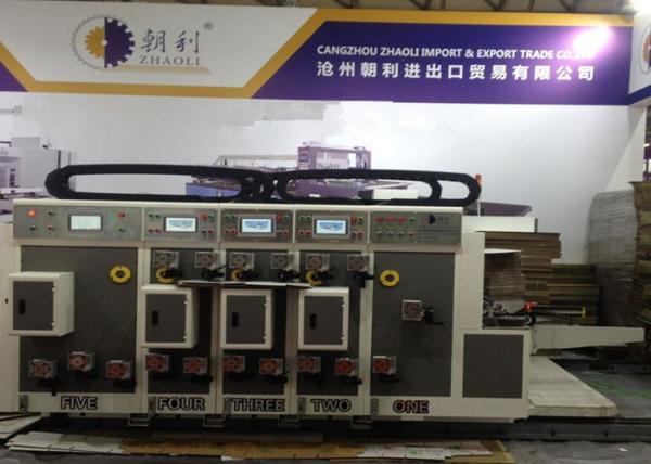 Carton Corrugated Flexo Printer Slotter Machine Auto Independent Lead Edge Feeding