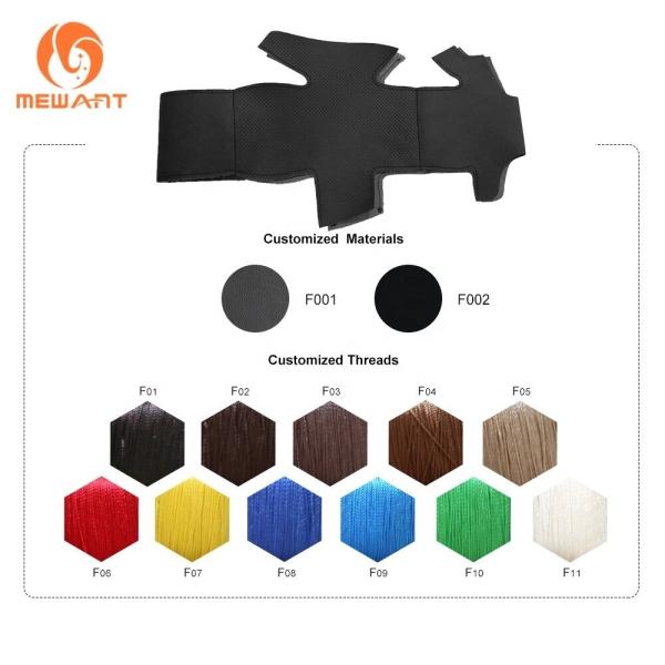 Custom High Quality DIY Handing Sew Steering Wheel Cover for Renault Fluence ZE for Renault Kangoo for Renault Scenic