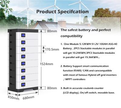 ODM 10Kwh 50KWH Energy Storage Powerwall Solar Battery Backup System