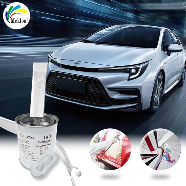 Silver White Car Paint with UV Resistance and High Gloss Finish