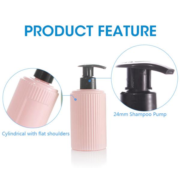 94mm Pink Toothpaste Bath PET Plastic Facial Cleanser Bottle