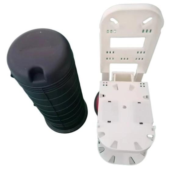 FTTH Tipo Dome Fibra Óptica Splice fechamento 24 Núcleos 1 em 4 fora para ambientes adversos